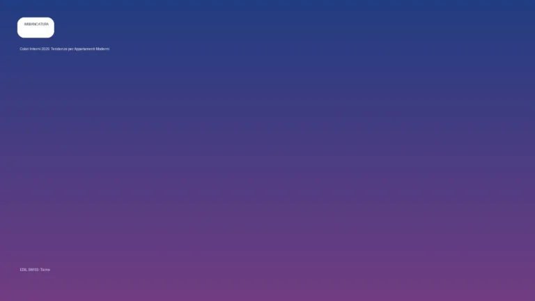 Colori Interni 2025: Tendenze per Appartamenti Moderni - EDIL Swiss Ticino