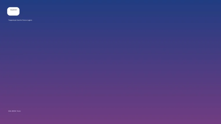 Trasporto Eventi Fiere Lugano - EDIL Swiss Ticino