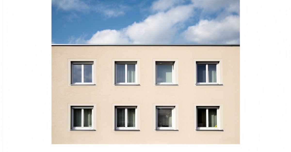 Facciata di edificio rinnovata con tinteggiatura fresca in Ticino